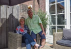 Paul en Ineke Tiel Groenestege op vakantie in Katwijk